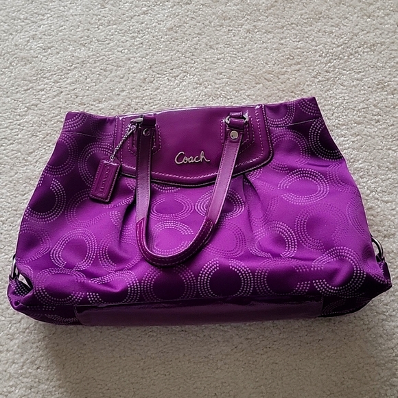 Coach Bags Coach Purple Purse Poshmark
